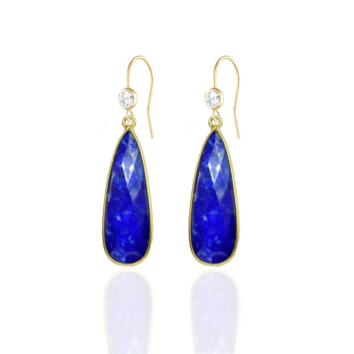 Natural Lapis outlet Lazuli teardrop Earring-Healing BlueGemstone Earrings-Energy Spiritual Protection Grounding Balance Meditation Earrings