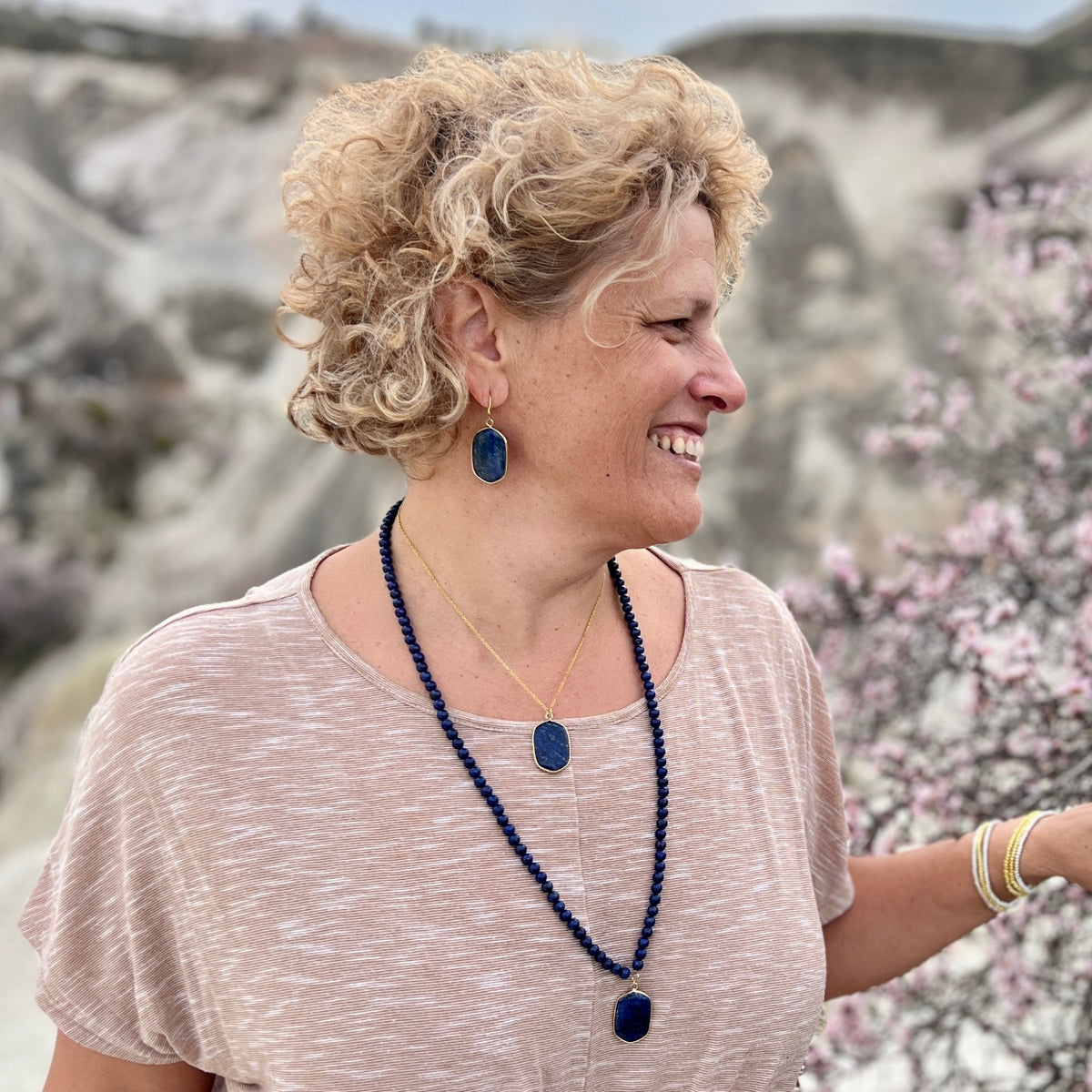 Inner Wisdom – Lapis Lazuli Jewelry Set