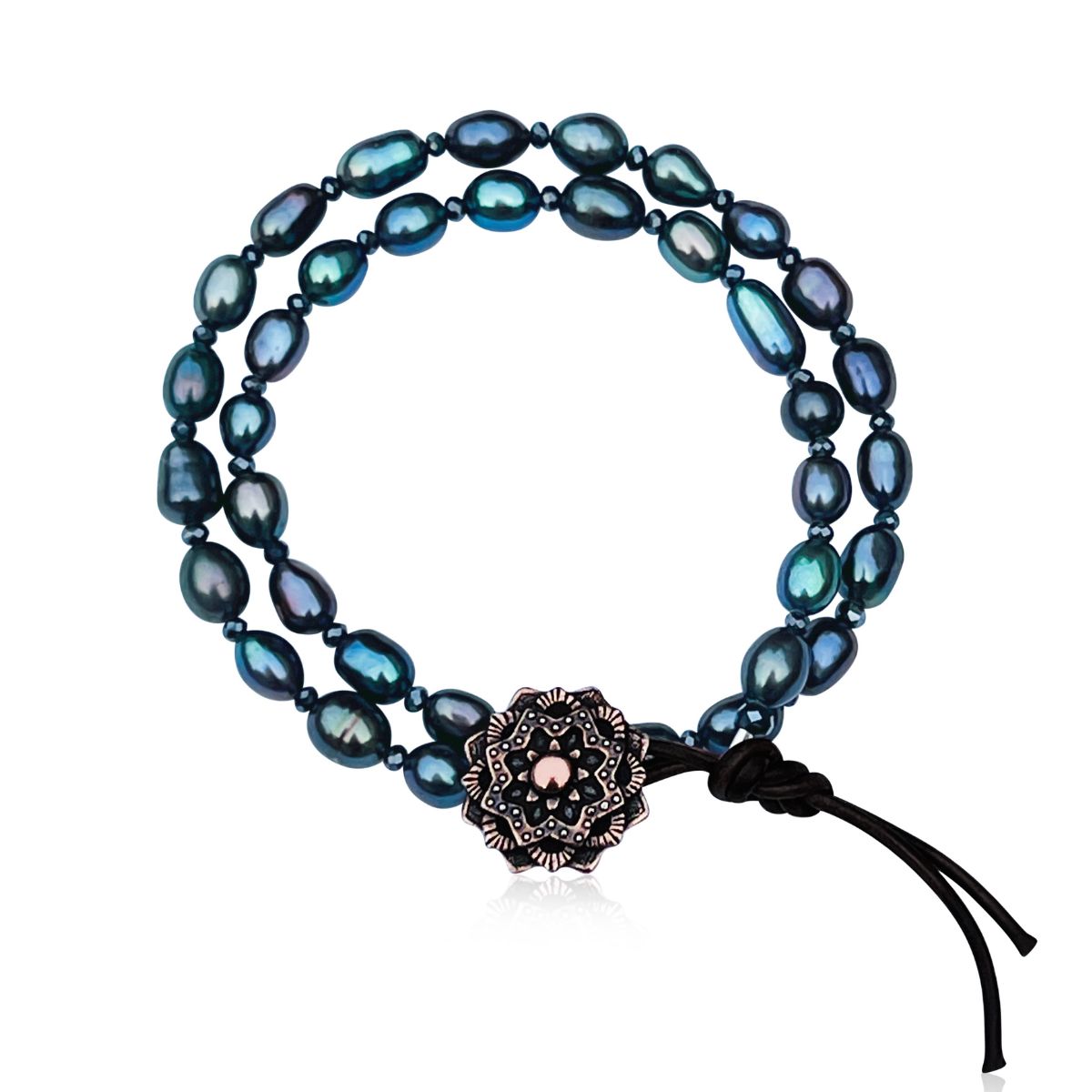 Healing Apatite Gemstones Om Bead Bracelet Sacred Manifestation Energy -  GEM+SILVER