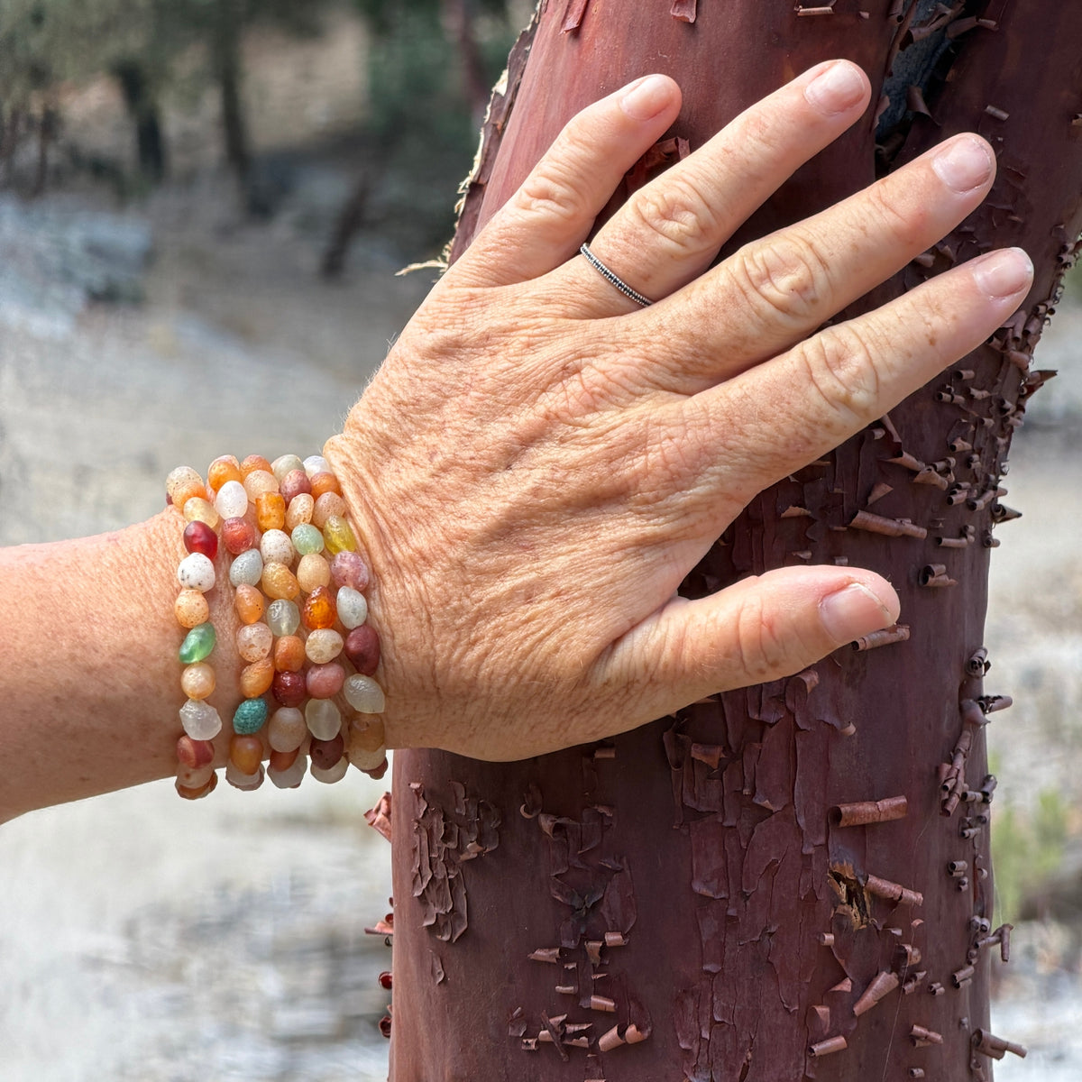 Desert Wind Tumbled Chakra Bracelet