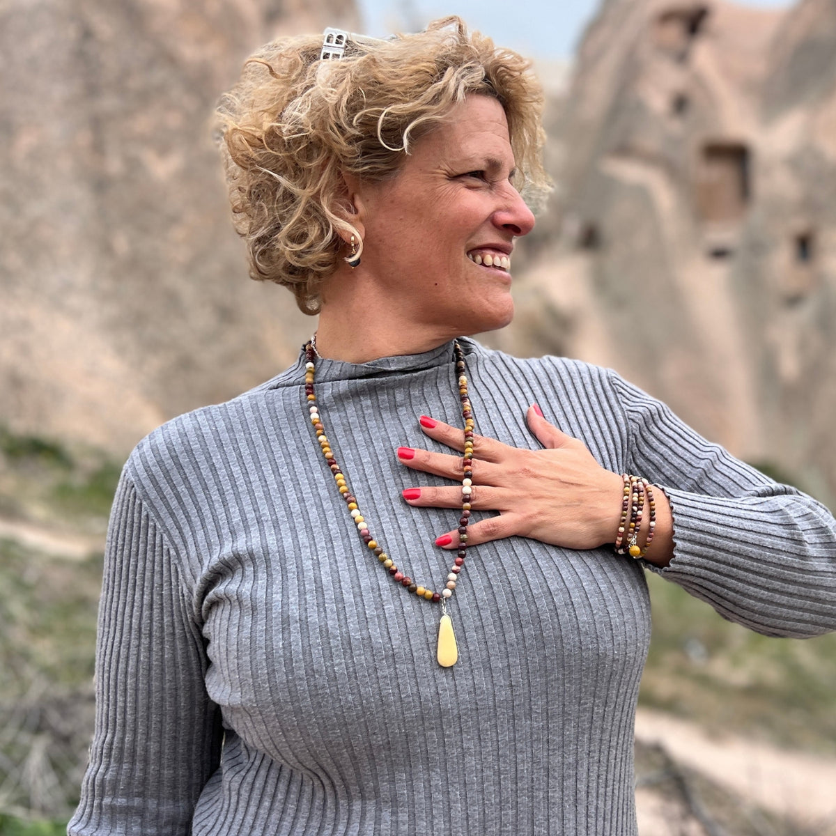Slow Down: Mookaite Necklace