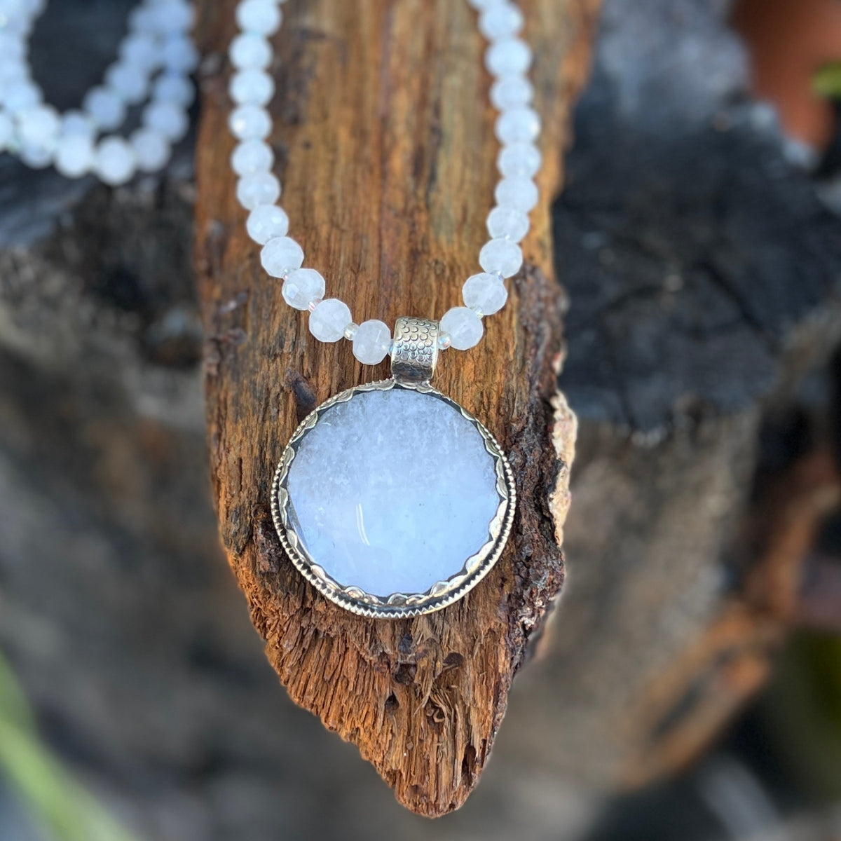 Lunar Blessings - Moonstone Necklace