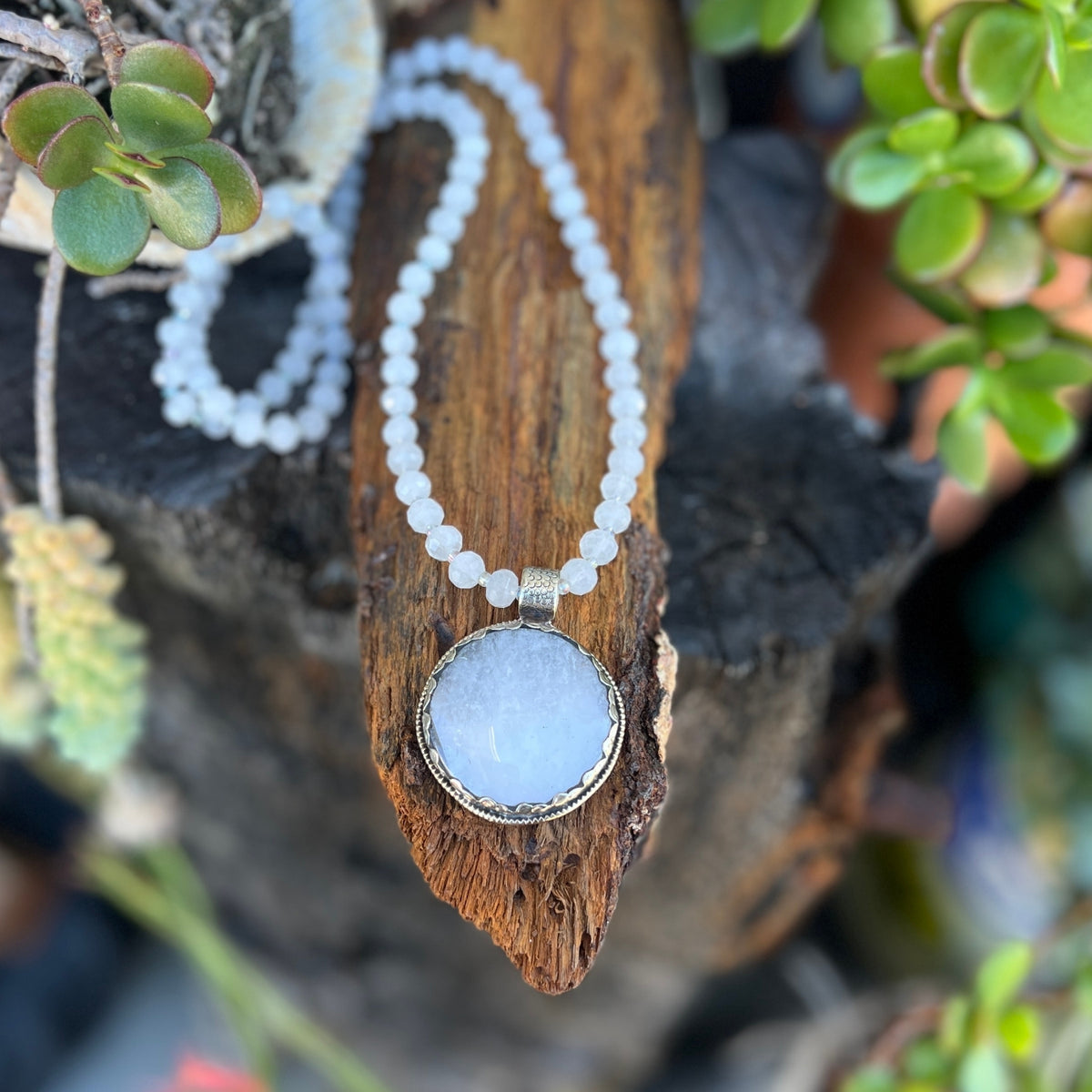 Lunar Blessings - Moonstone Necklace
