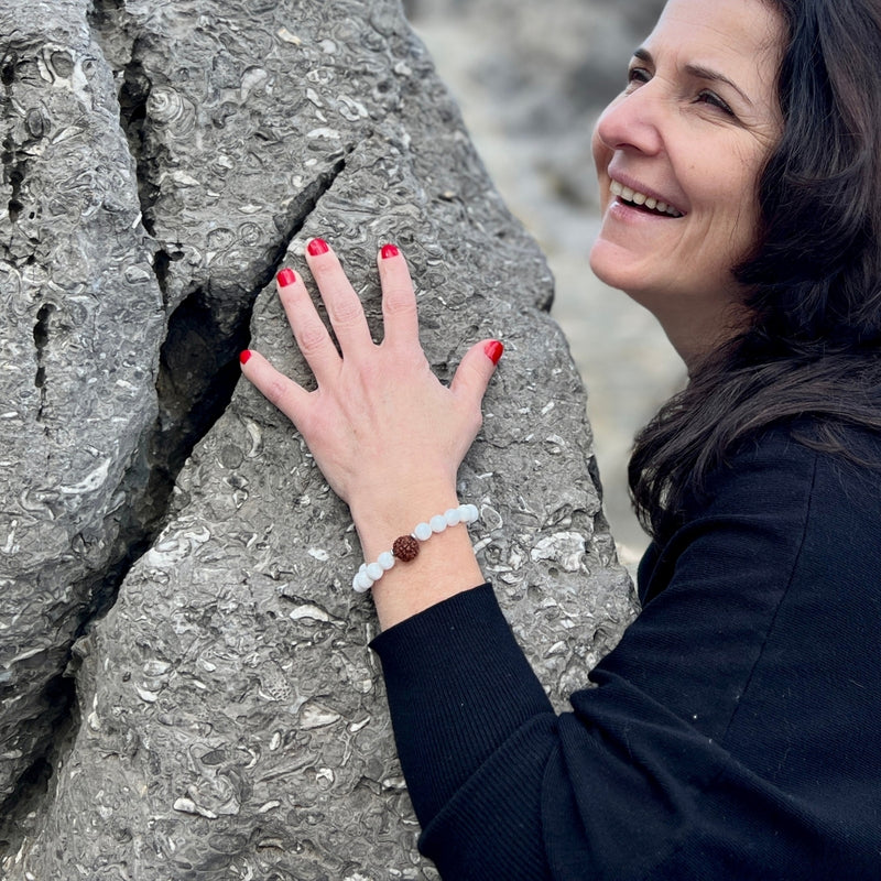 Step into the realm of serenity with the "Cosmic Intuition Bracelet," a transcendent fusion of cosmic energies and earthly wisdom.