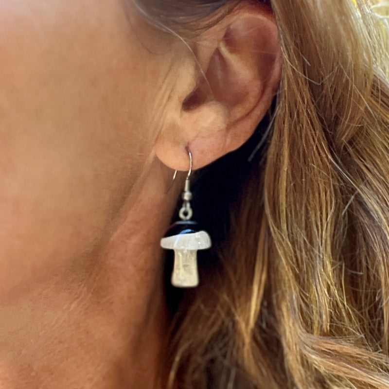 Wearing the Resilient Mushroom Earrings are an embodiment of resilience, transformation, and the journey toward self-assurance.