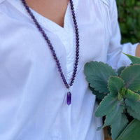 Never Lose Hope Amethyst Necklace