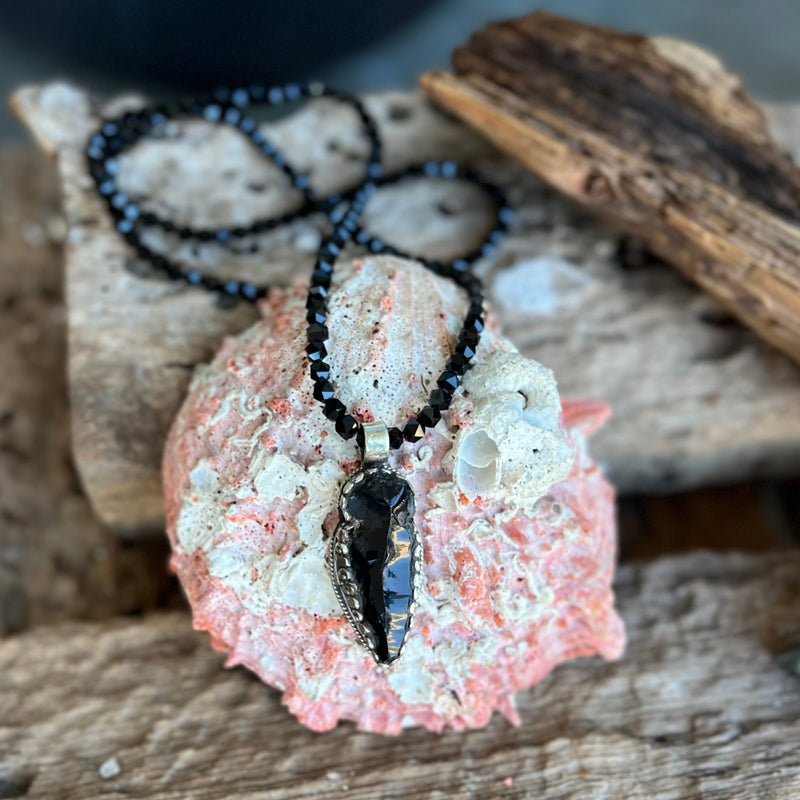 Shadow Strength - Obsidian Necklace