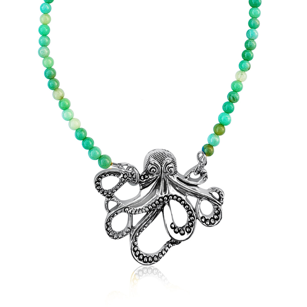 Ocean's Wisdom Octopus Necklace