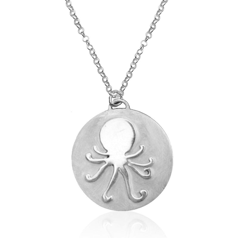 Sterling Silver Ocean Inspired Octopus Necklace – Your Symbol of Infinite Adaptability