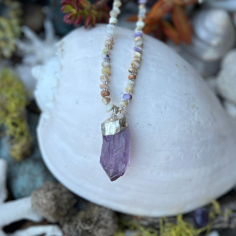 Elemental Elixir Amethyst Necklace - One of a Kind