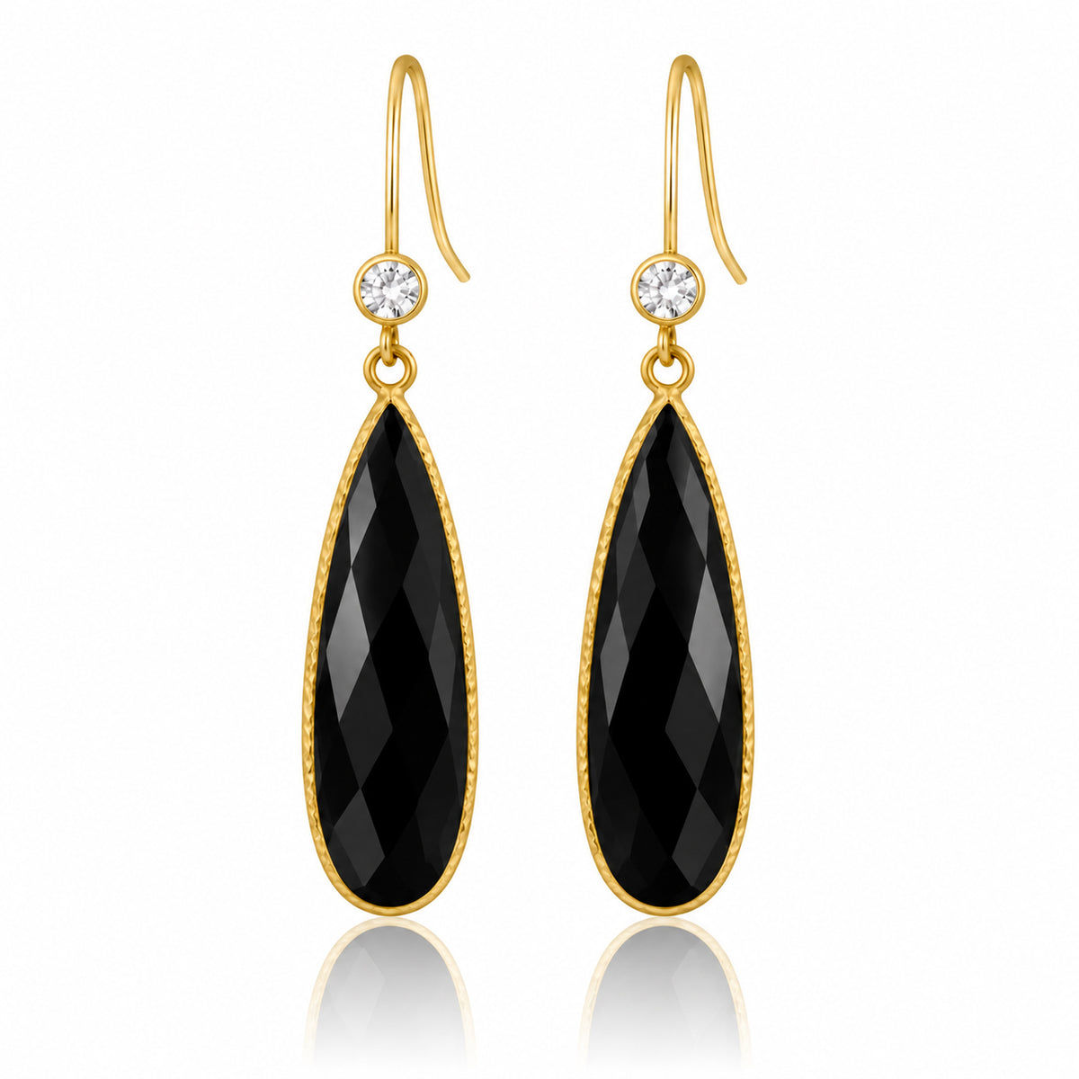 Shadow Guardian: Onyx Earrings