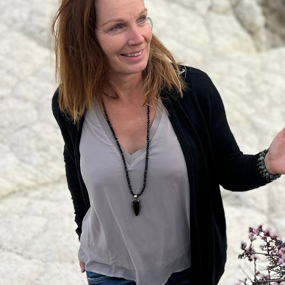 Shadow Strength - Obsidian Necklace