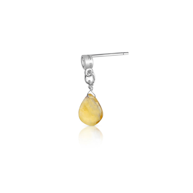 The radiant Petite Sparkle - Citrine Earrings are thoughtfully designed for individuals who embody a free-spirited lifestyle, resonate with crystal healing, and seek the uplifting energy of Citrine.