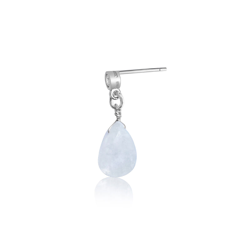 The ethereal Petite Sparkle - Moonstone Earrings are carefully designed for individuals who resonate with a free-spirited lifestyle, appreciate crystal healing, and seek the enchanting energy of Moonstone.