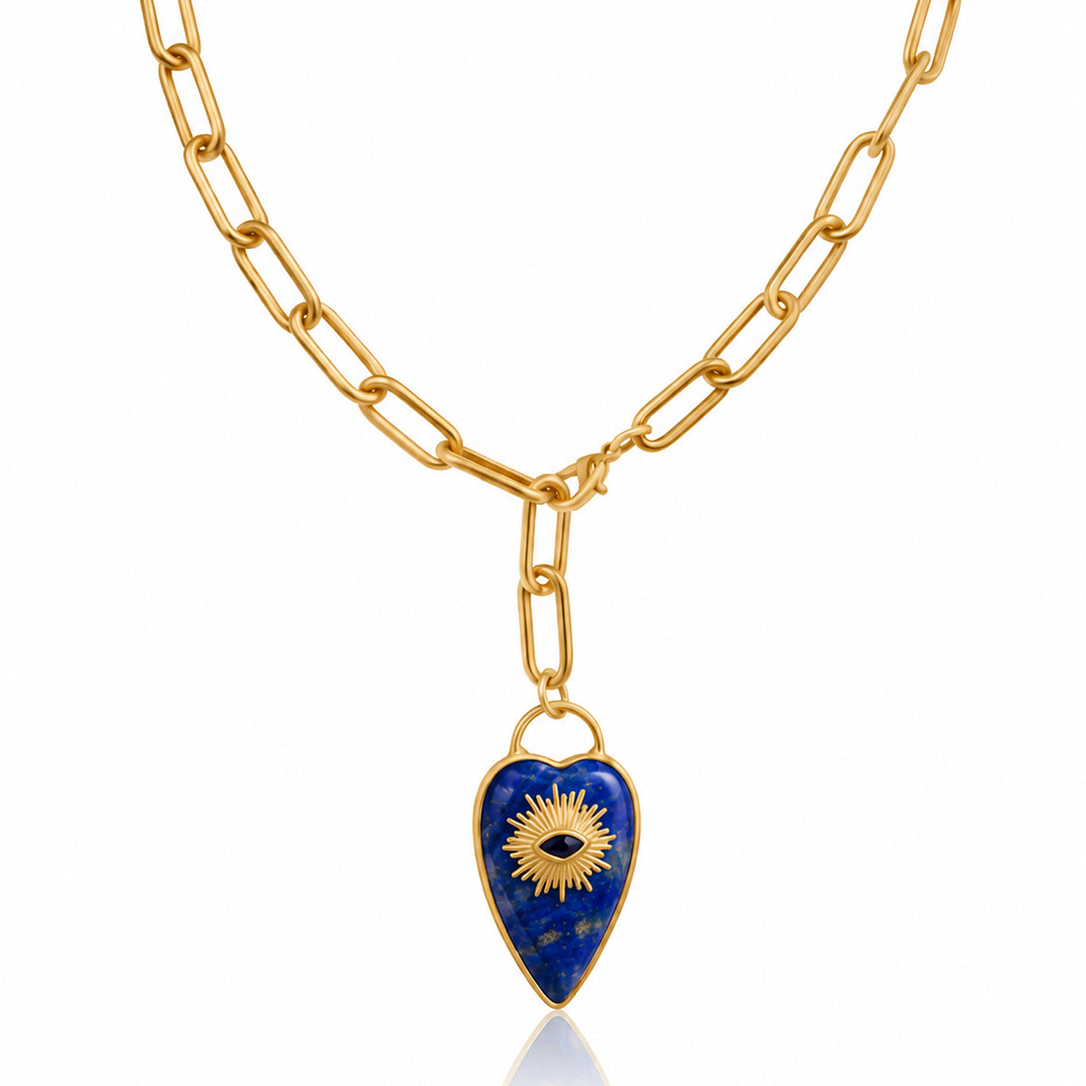 Rebel Heart Necklace — Lapis Lazuli