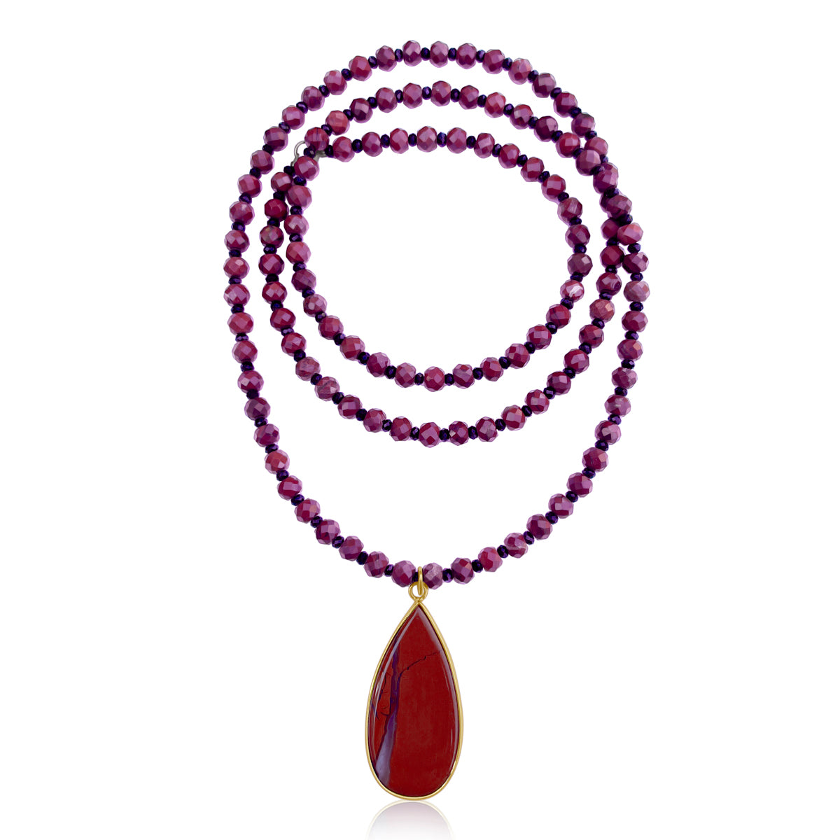 Fire Spirit Red Jasper Necklace