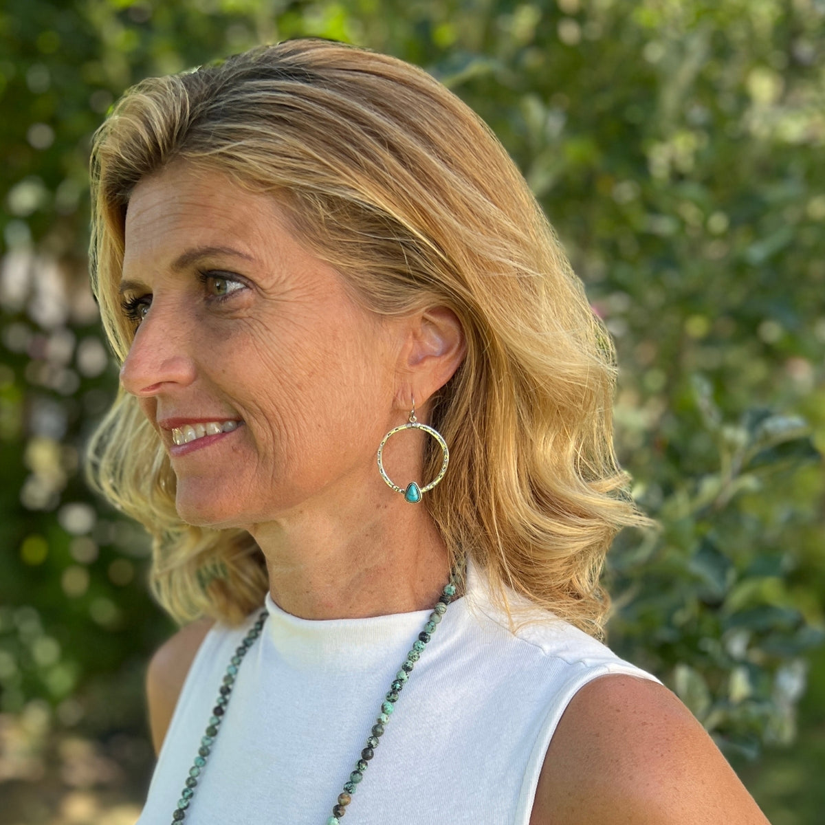Full Circle Hoop Earrings