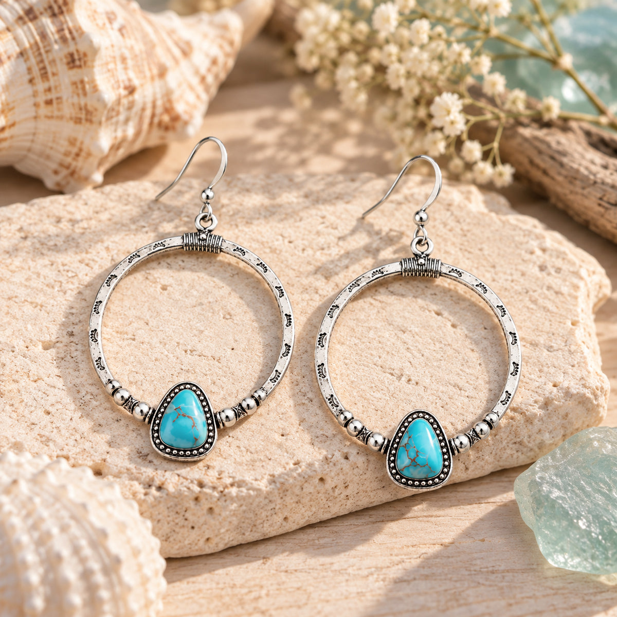 Full Circle Hoop Earrings