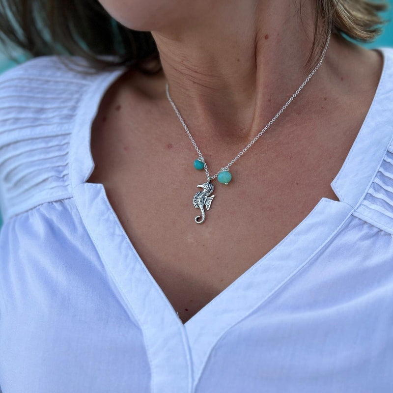 In wearing the Seahorse Necklace, you carry with you a reminder of the steadfast and enduring qualities of these unique creatures, a symbol of the resilience that exists within yourself.