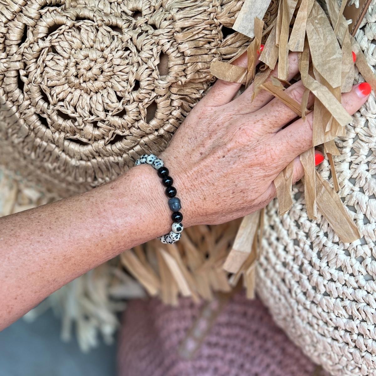 The Mindful Transitions Bracelet is a delightful and meaningful piece of jewelry that's all about helping you gracefully navigate life's ups and downs. 