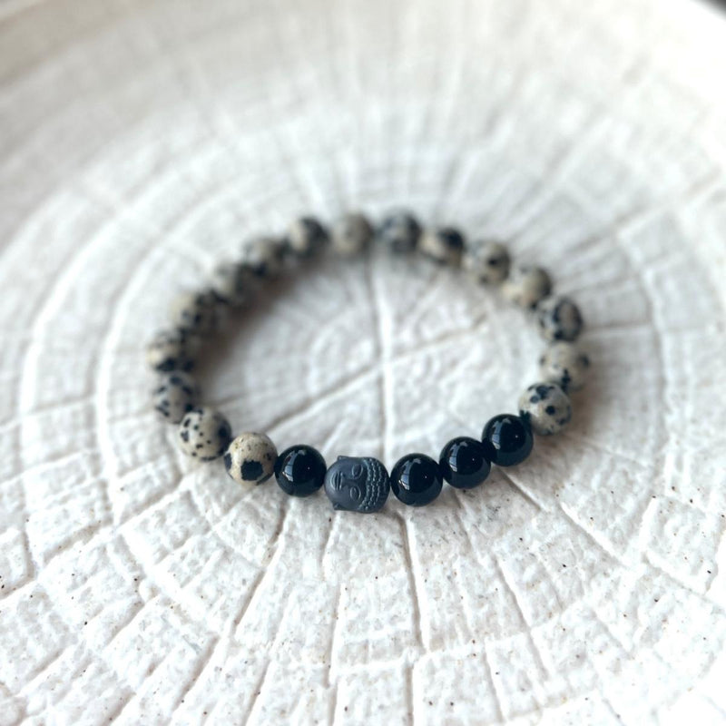 The Mindful Transitions Bracelet is a delightful and meaningful piece of jewelry that's all about helping you gracefully navigate life's ups and downs. 