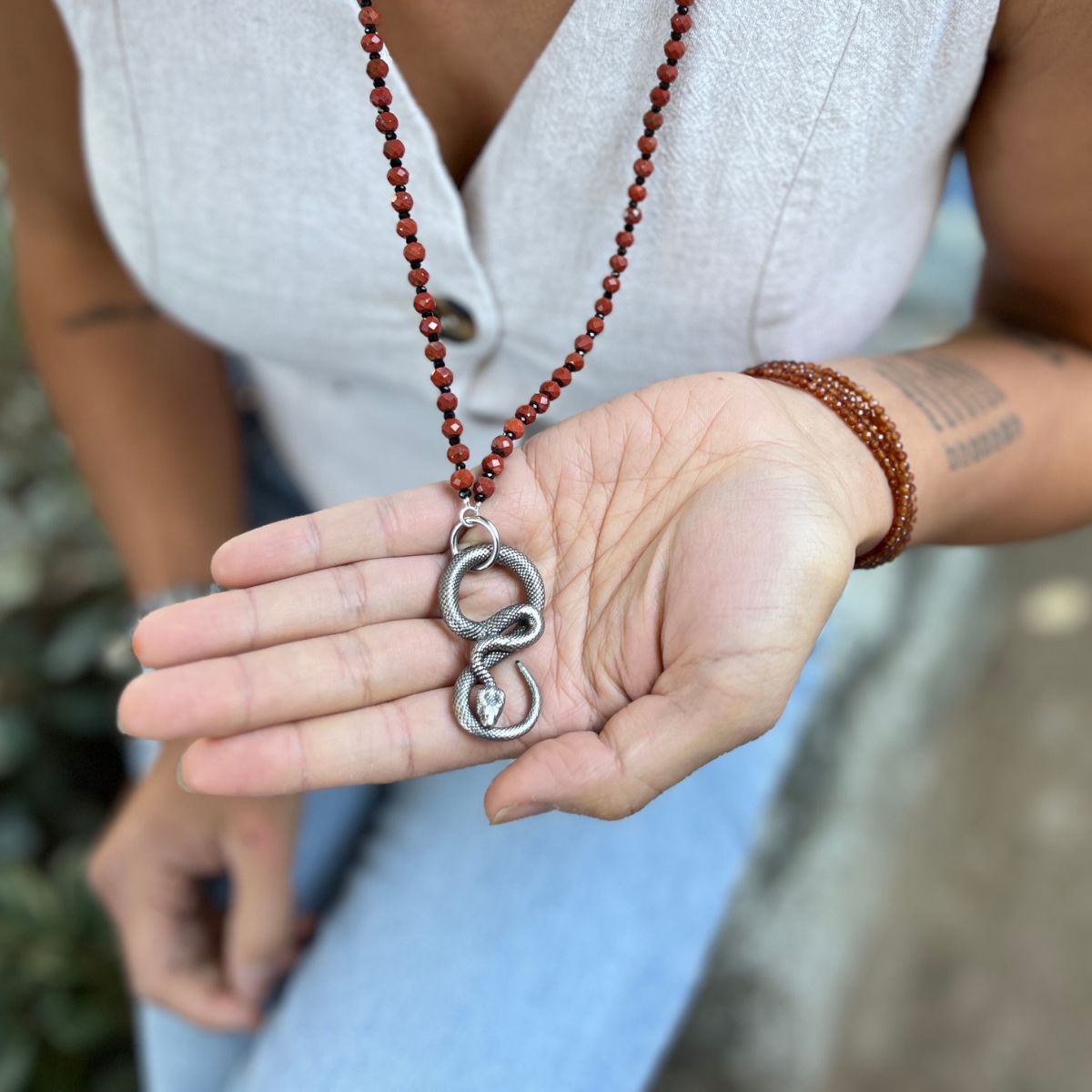 Shedding the Past - Snake Renewal Necklace