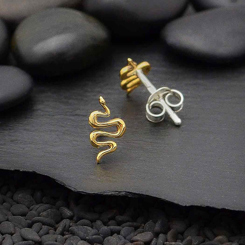 Step into 2025—the Year of the Snake—with the Shedding the Past - Snake Renewal Earrings, a symbol of transformation and new beginnings.