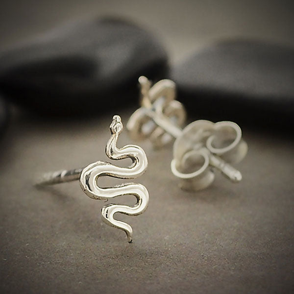 Shedding the Past - Snake Renewal Earrings 