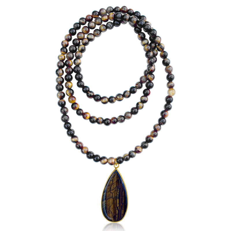Warrior's Path Tiger Eye Necklace