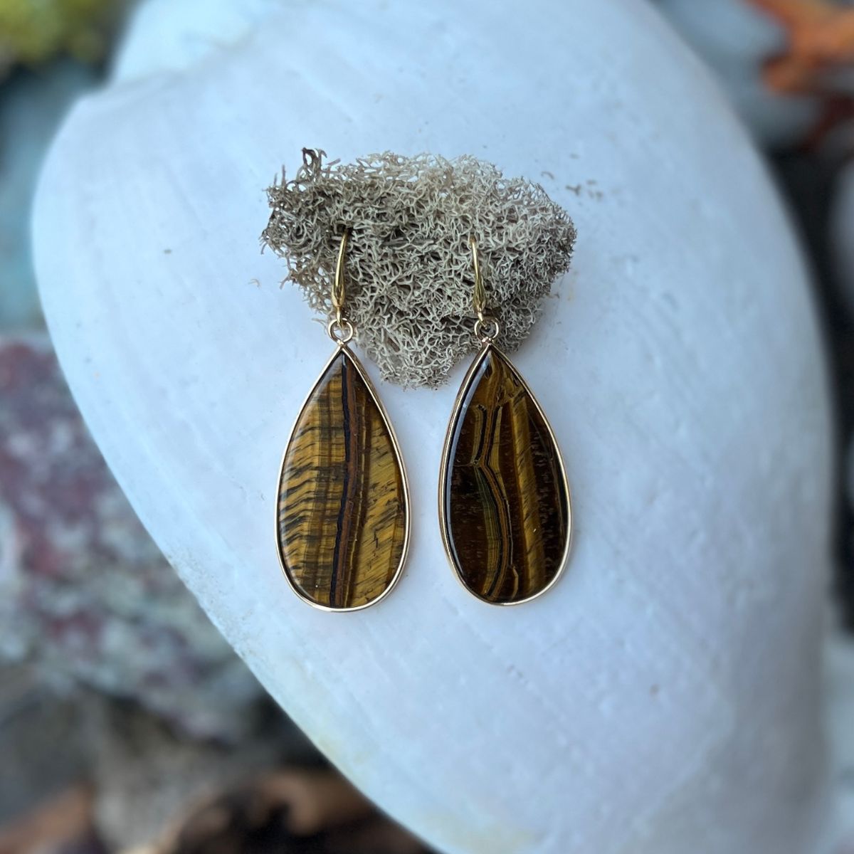 Warrior's Path Tiger Eye Earrings