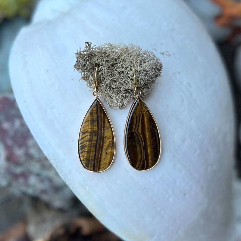 Warrior's Path Tiger Eye Earrings