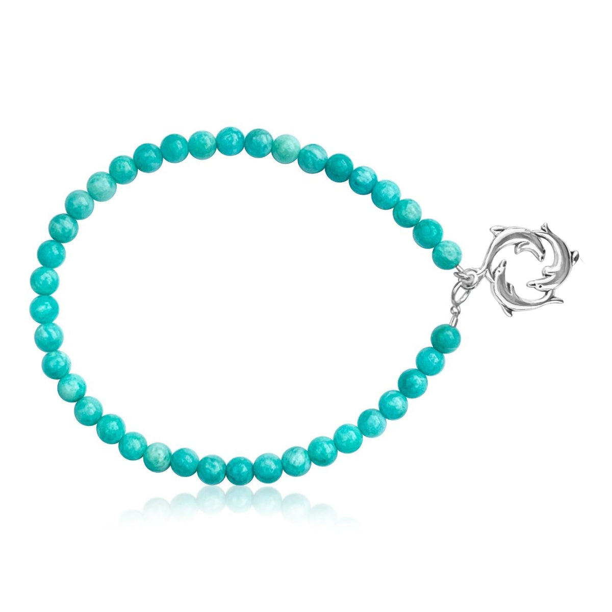 The Dolphin Dance Anklet is a beach-inspired treasure that will make every barefoot adventure even more magical!