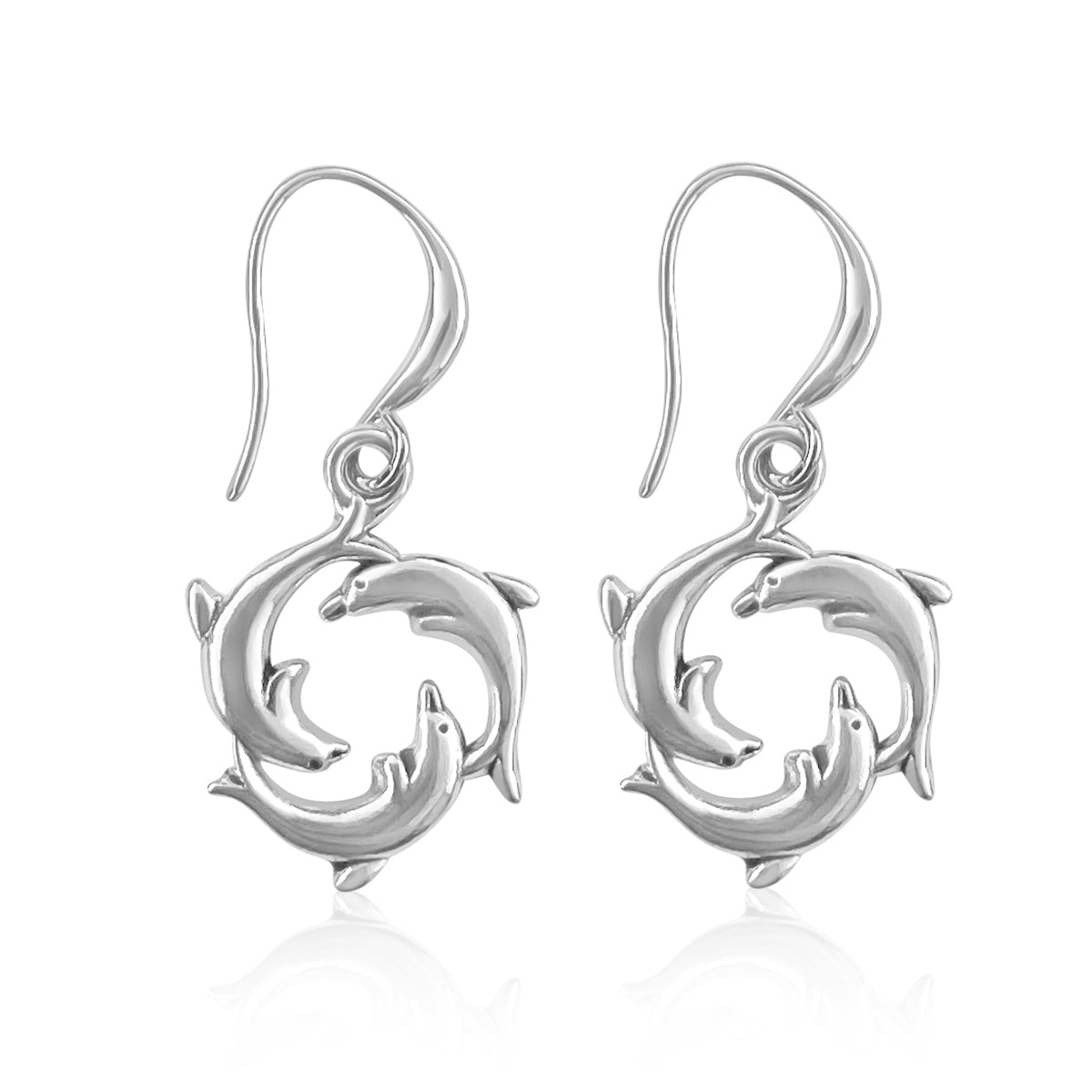 The Dolphin Dance Earrings are a splash of joy and a reminder of the carefree magic of the ocean.