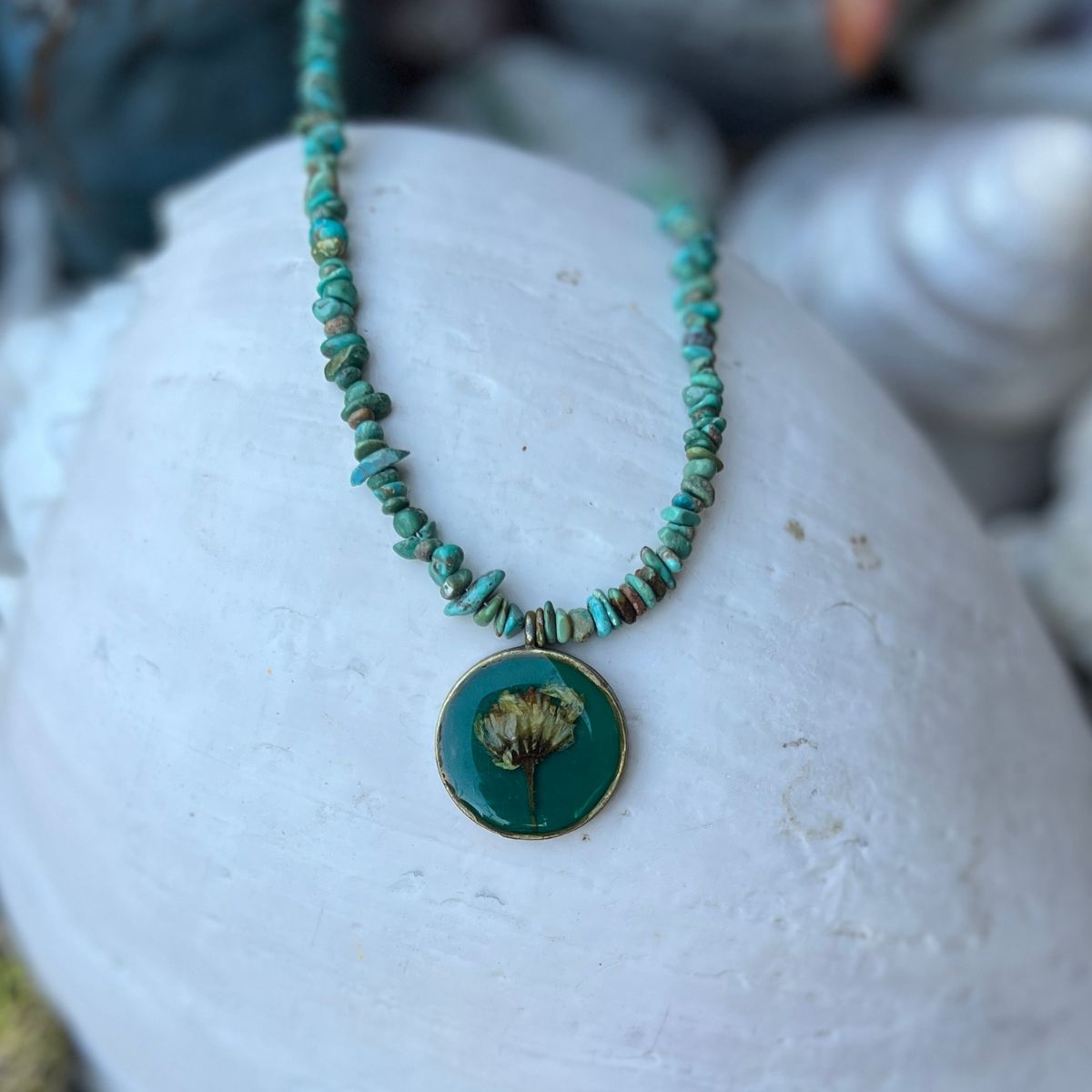 Wild Spirit Botanical Necklace - One of a Kind