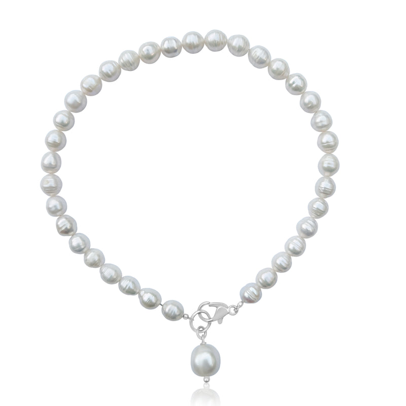 Classic Elegance — Pearl Anklet