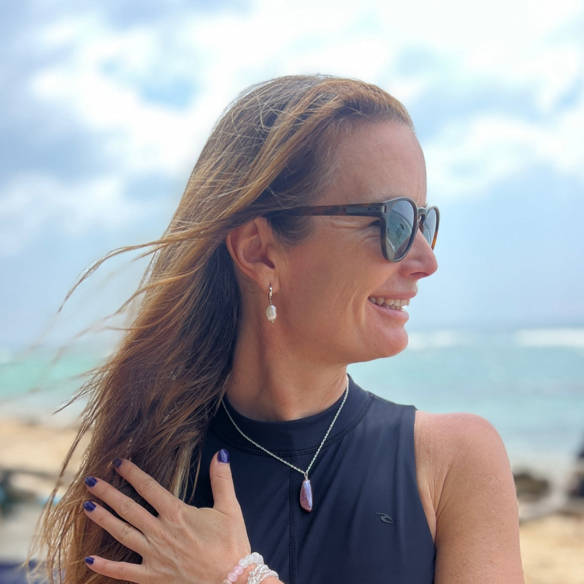 Karma Cleanse - Pearl Earrings