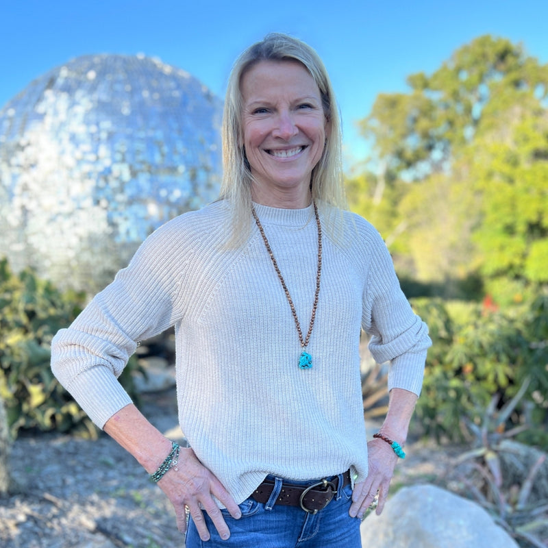 Wearing "The Healing Path - Turquoise & Wood Necklace" is an affirmation of your commitment to personal growth, balance, and well-being. 