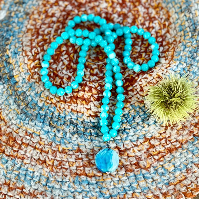 50 Shades of Blue Necklace for Ocean Lovers