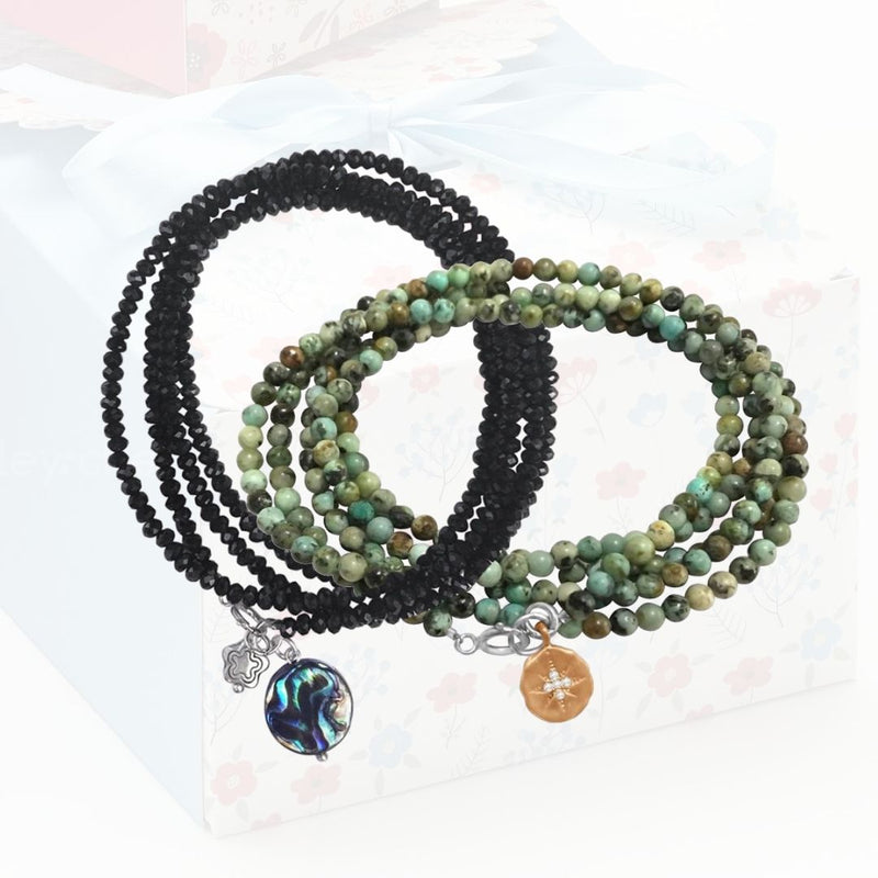 Ocean Themed Jewelry Wrap Bracelet Holiday Set