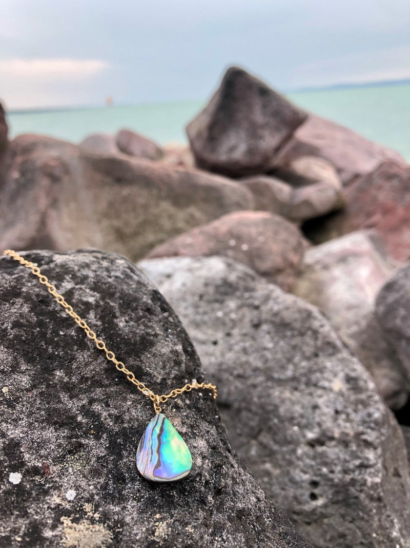 Abalone Shell Necklace from the Pacific Ocean