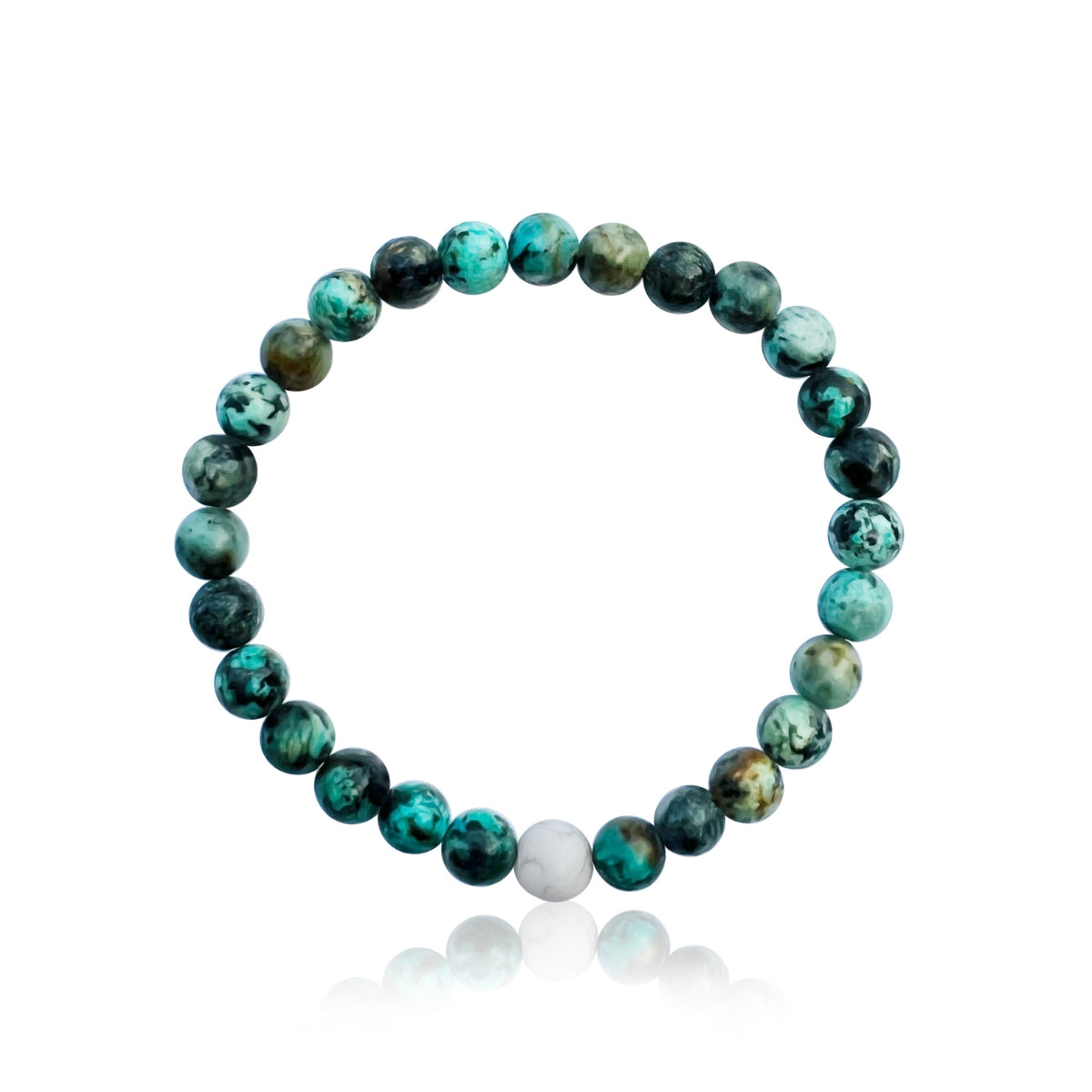You can't have a better tomorrow if you are thinking about yesterday all the time. Wear this A Better Tomorrow African Turquoise Bracelet as a powerful talisman on your journey to Happiness.