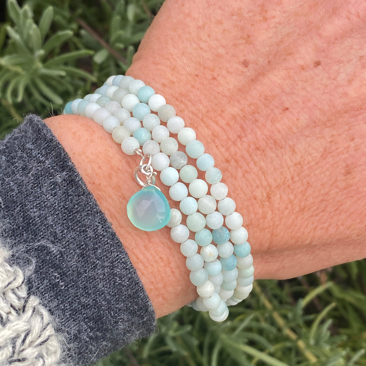 Amazonite Wrap Bracelet to Create a Feeling of Power Within You - Jewelry to Move Beyond FearLife gets tough, but just remember: You can handle anything. Let these motivating gemstone bracelets inspire you to find the strength to overcome the toughest problems life throws at you. 