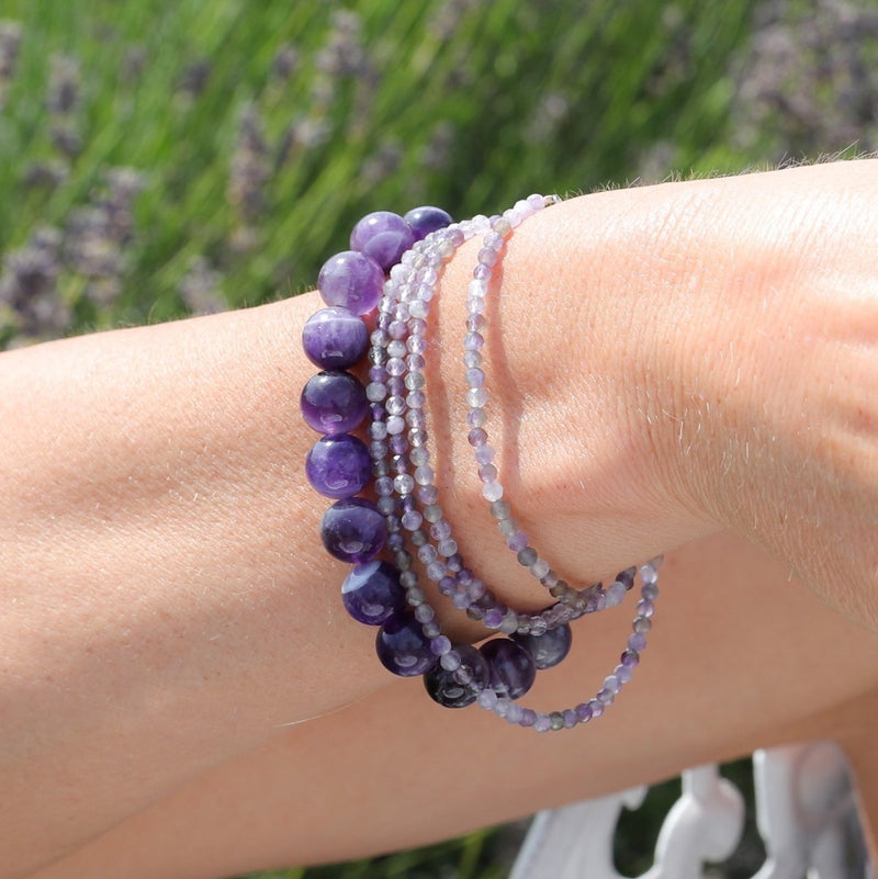 Calming and Stress Relief Amethyst Bracelet