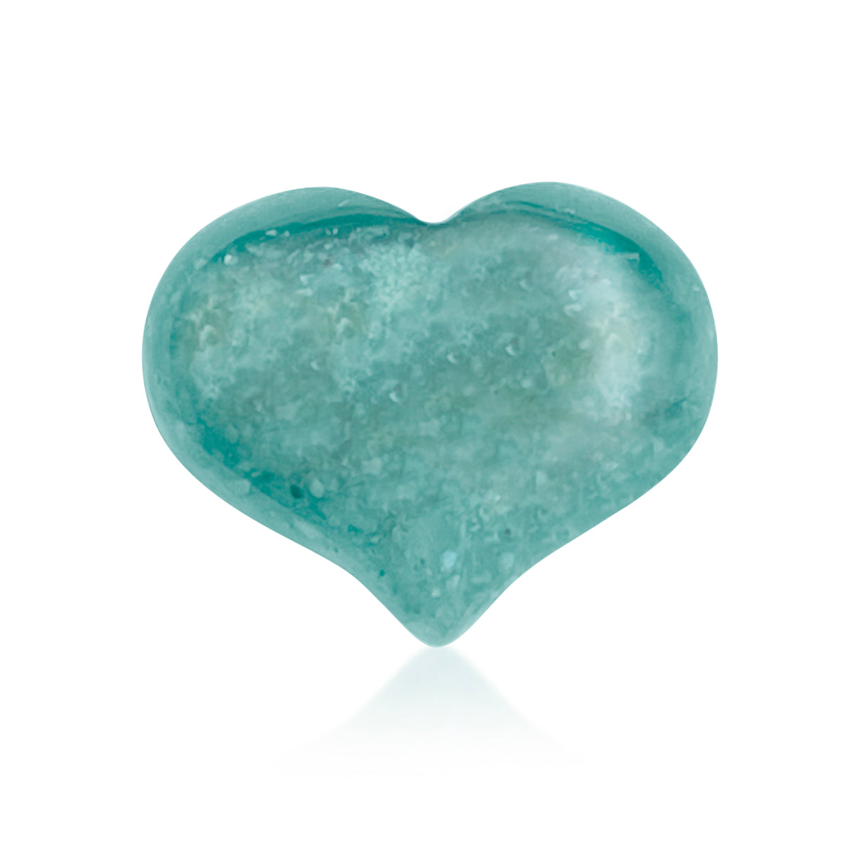 Green Aventurine Heart Shaped Healing Gemstone for Opportunity