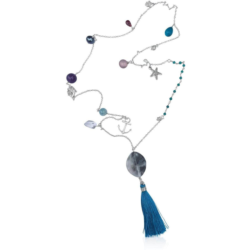 The Mermaid's Dream Necklace with Underwater Treasures
