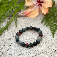 Bloodstone is a stone of courage and wisdom, noble sacrifice, and altruistic character. Bloodstone represents a courageous spirit.