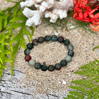 Bloodstone is a stone of courage and wisdom, noble sacrifice, and altruistic character. Bloodstone represents a courageous spirit. 
