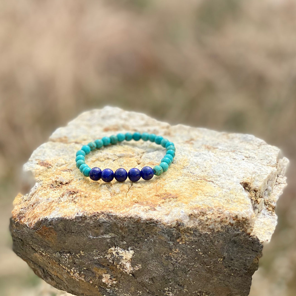 Blue hot sale marble bracelet