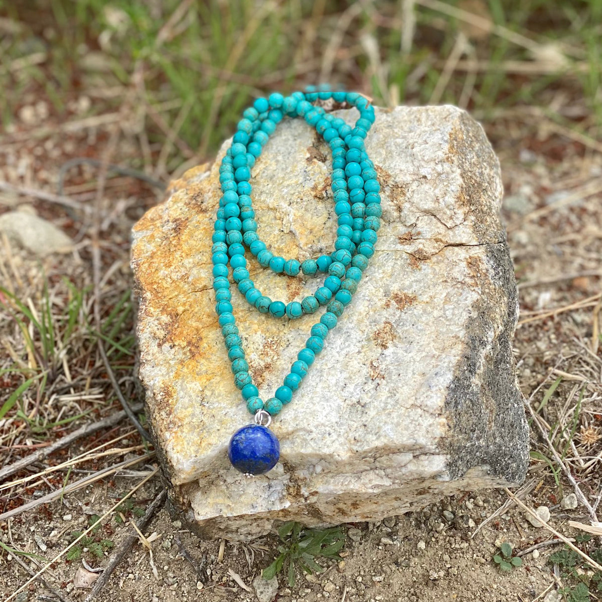 Ocean Planet - Blue Marble Gratitude Necklace