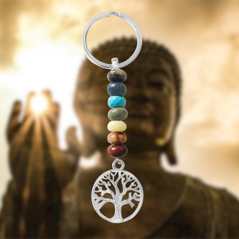 Chakra Tree of Life Keychain